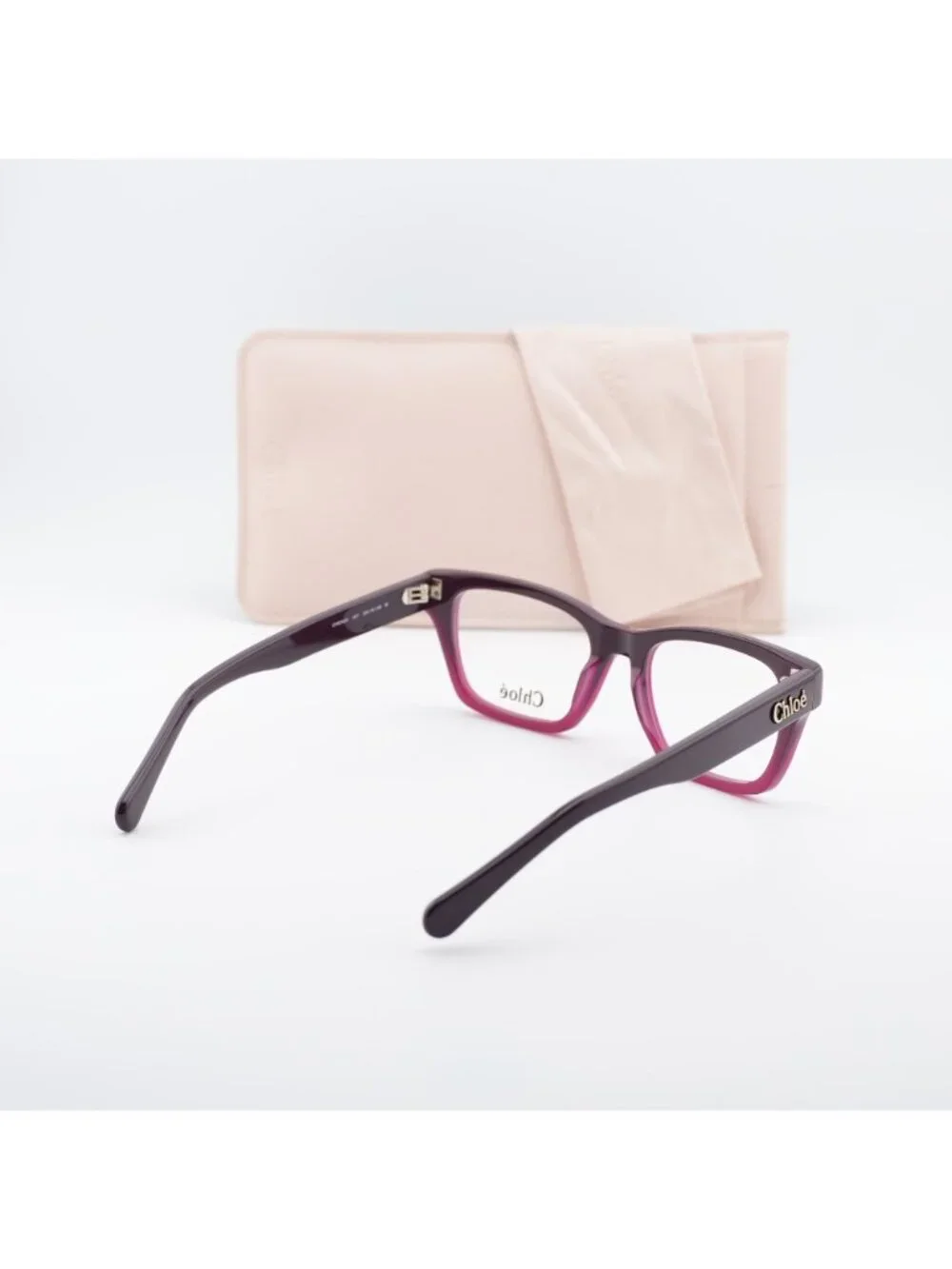 Chloe CH0242O 007 Square Eyeglasses 53mm - Bordeaux